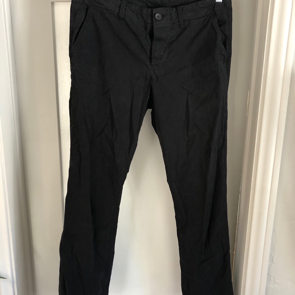 James Perse Black Chino Pant